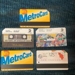 MTA MetroCard Collection NYCT MTA MetroCard  nyc new metrocard lot of 5 cards
